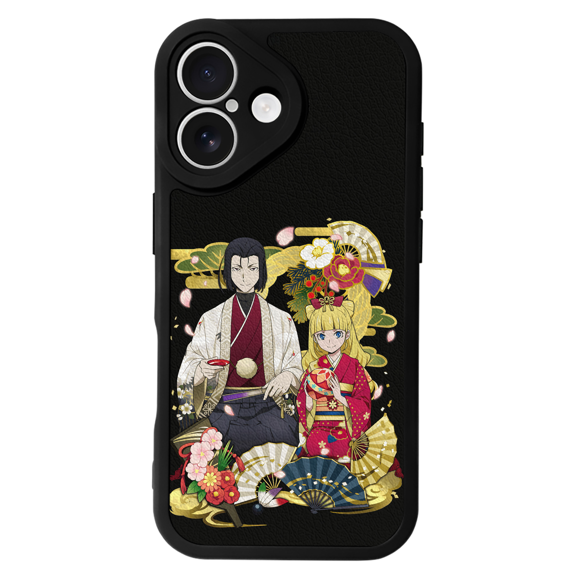 （画像用） 文豪ストレイドッグス Bungo Stray Dogs 【iPhone 16シリーズ対応】シリコンスマホケース（レザー調） 材質：シリコン